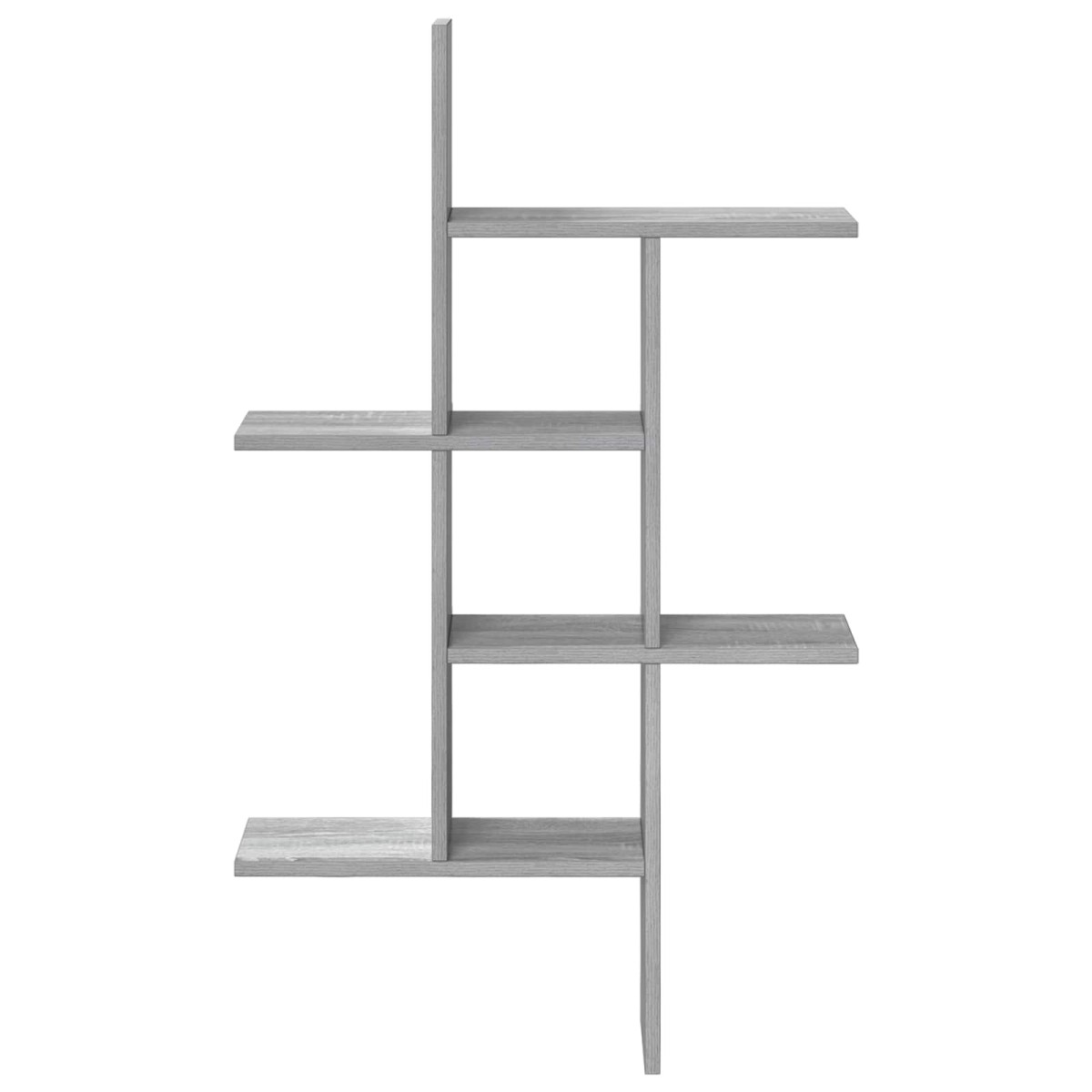 vidaXL Ράφι Τοίχου Γκρι Sonoma 61 x 15 x 102 εκ Επεξεργασμένο Ξύλο