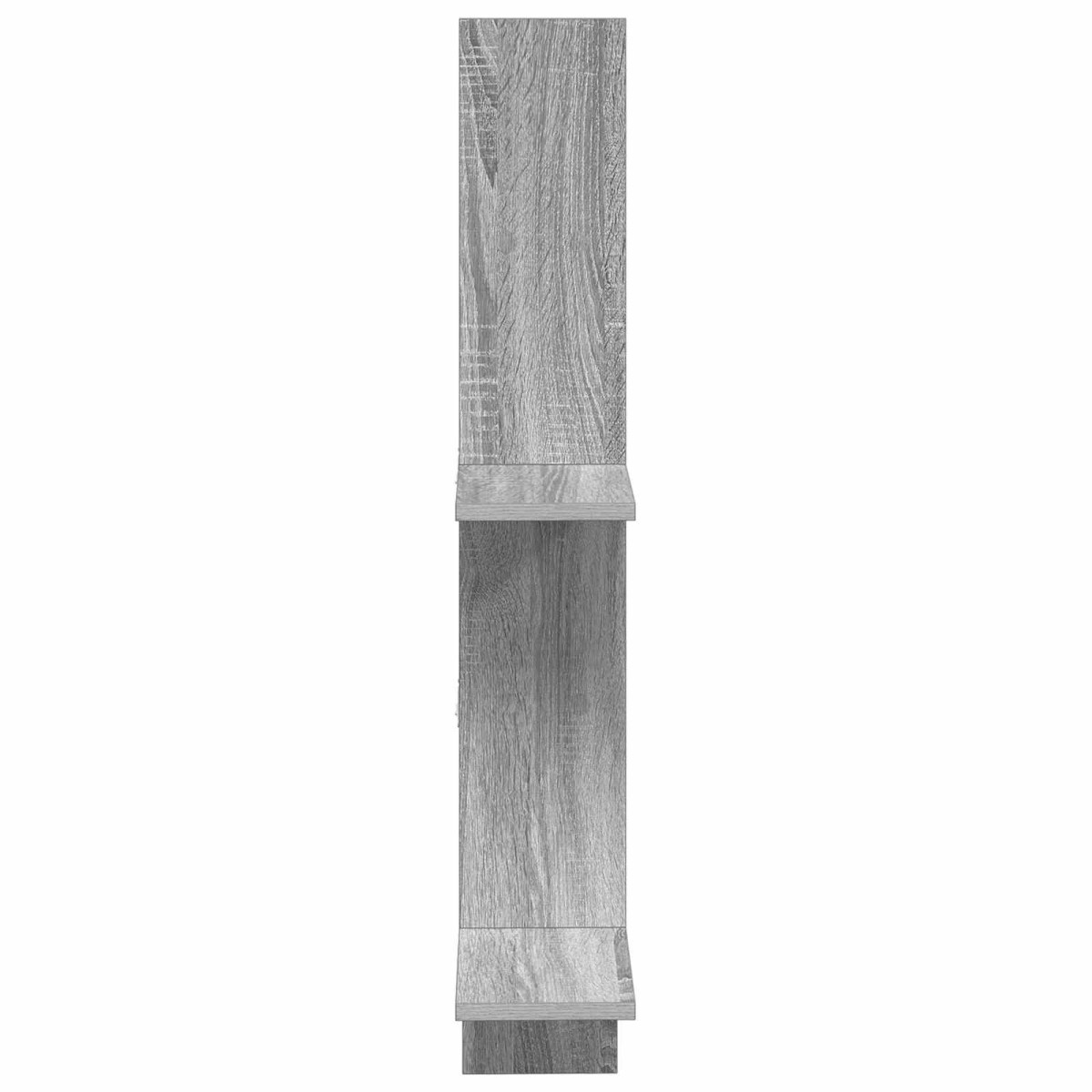 vidaXL Ράφι Τοίχου Γκρι Sonoma 61 x 15 x 102 εκ Επεξεργασμένο Ξύλο
