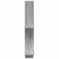 vidaXL Ράφι Τοίχου Γκρι Sonoma 61 x 15 x 102 εκ Επεξεργασμένο Ξύλο