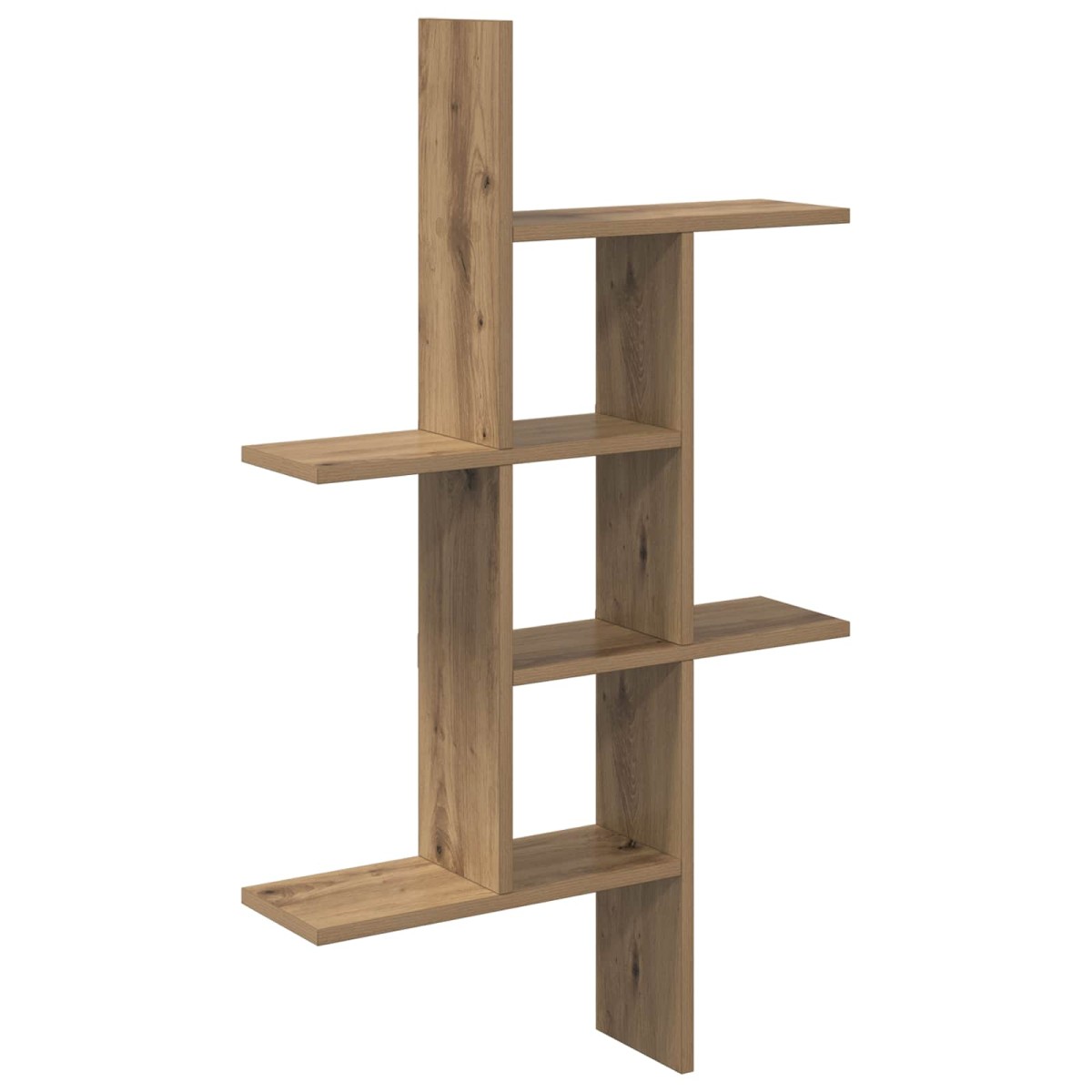 vidaXL Ράφι Τοίχου Artisan Δρυς 61 x 15 x 102 εκ Επεξεργασμένο Ξύλο