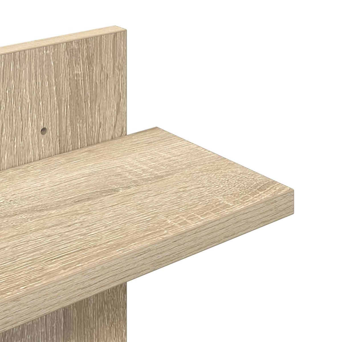 vidaXL Ράφι Τοίχου Sonoma Δρυς 48,5 x 15 x 101 εκ Επεξεργασμένο Ξύλο