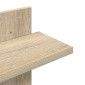 vidaXL Ράφι Τοίχου Sonoma Δρυς 48,5 x 15 x 101 εκ Επεξεργασμένο Ξύλο