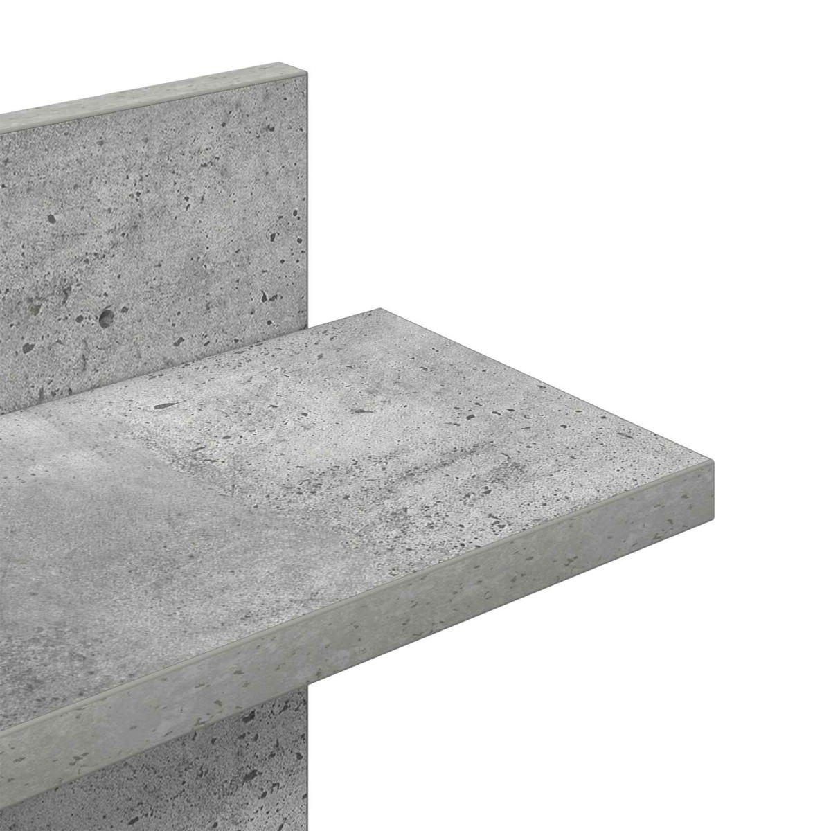 vidaXL Ράφι Τοίχου Γκρι Σκυροδέματος 48,5 x 15 x 101 εκ