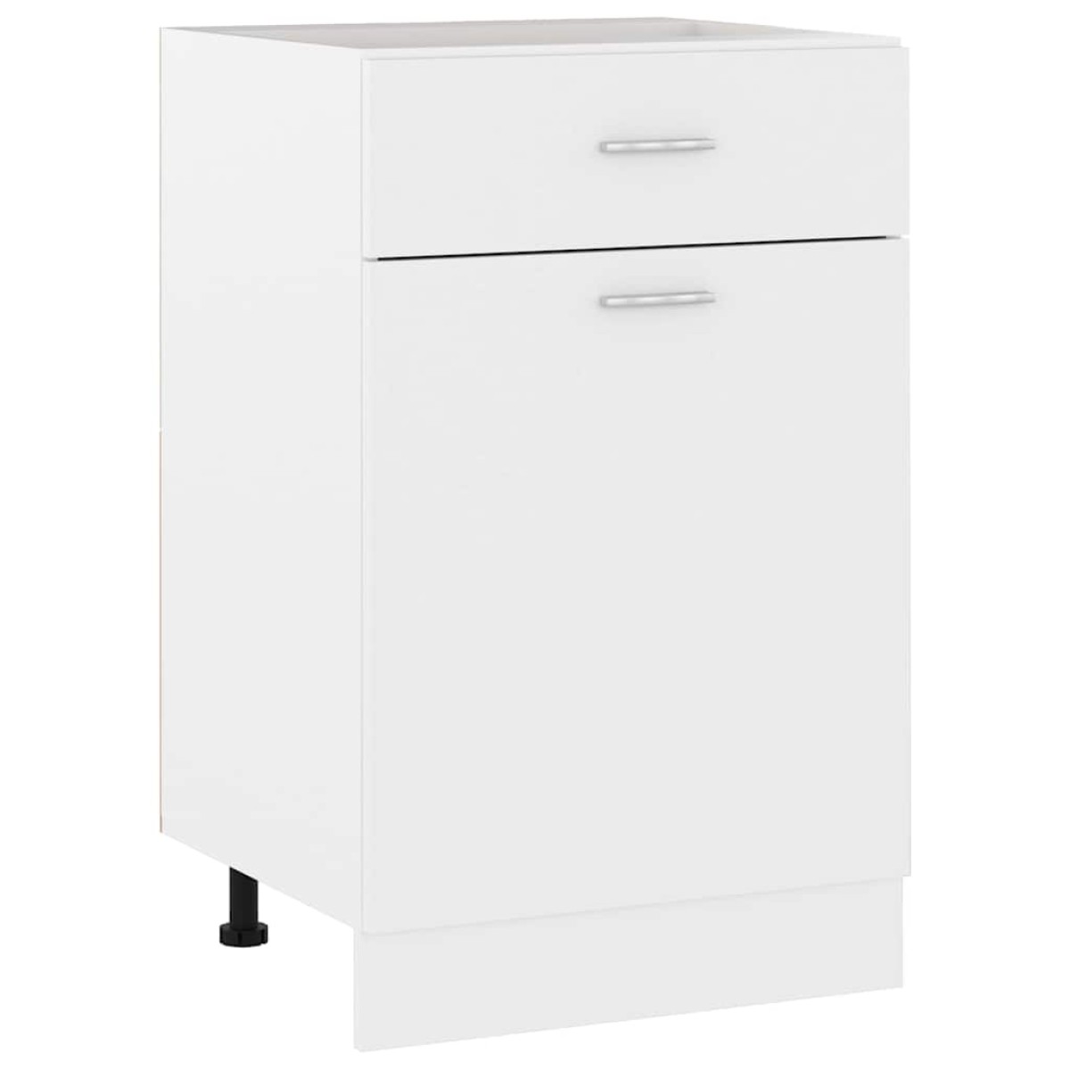 vidaXL Ντουλάπι με Συρτάρι Λευκό 50x46x81,5 εκ. Μοριοσανίδα