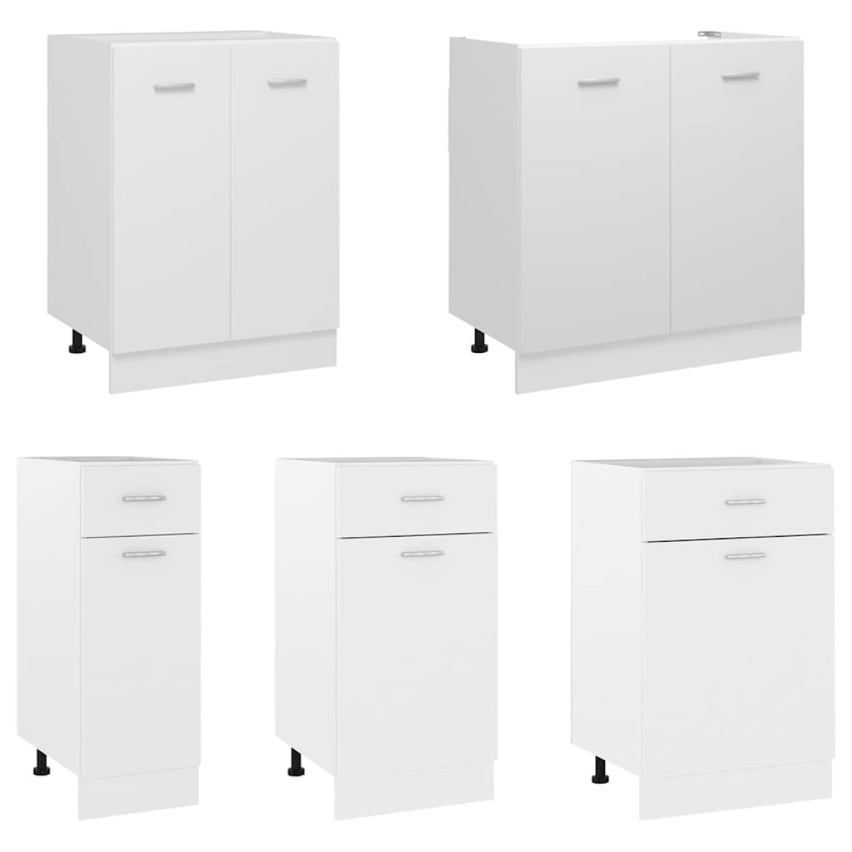 vidaXL Ντουλάπι με Συρτάρι Λευκό 50x46x81,5 εκ. Μοριοσανίδα