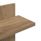 vidaXL Ράφι Τοίχου Artisan Δρυς 48,5 x 15 x 101 εκ Επεξεργασμένο Ξύλο