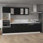 vidaXL Ντουλάπι με Συρτάρι Μαύρο 50x46x81,5 εκ. Μοριοσανίδα