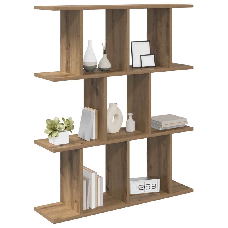 vidaXL Ράφι Τοίχου Artisan Δρυς 80 x 20 x 96 εκ. Επεξεργασμένο Ξύλο