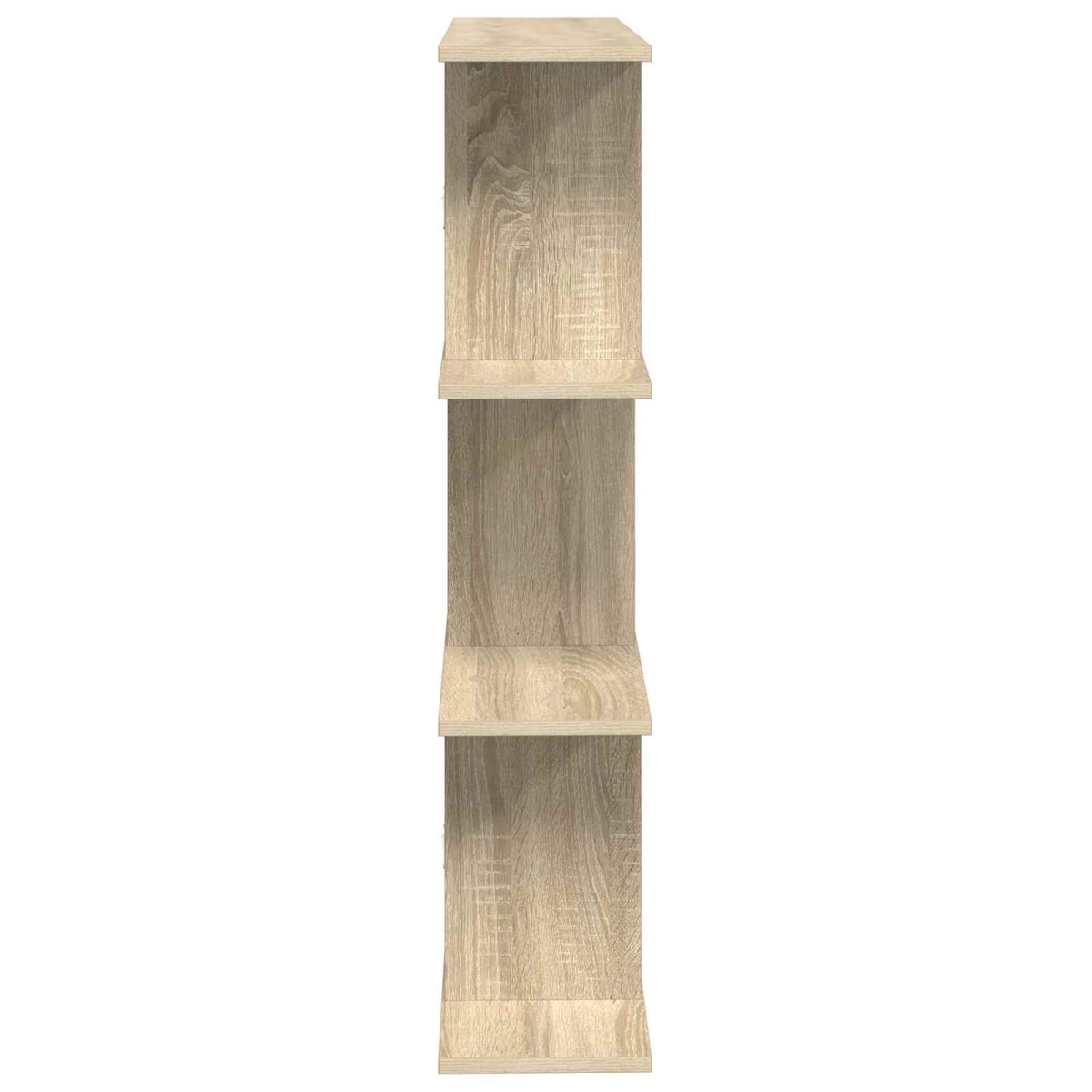 vidaXL Ράφι Τοίχου Sonoma Δρυς 102 x 20 x 96 εκ Επεξεργασμένο Ξύλο