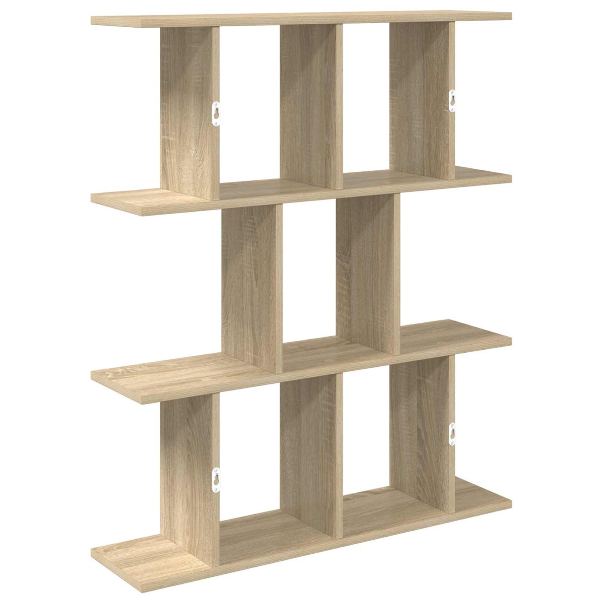 vidaXL Ράφι Τοίχου Sonoma Δρυς 102 x 20 x 96 εκ Επεξεργασμένο Ξύλο