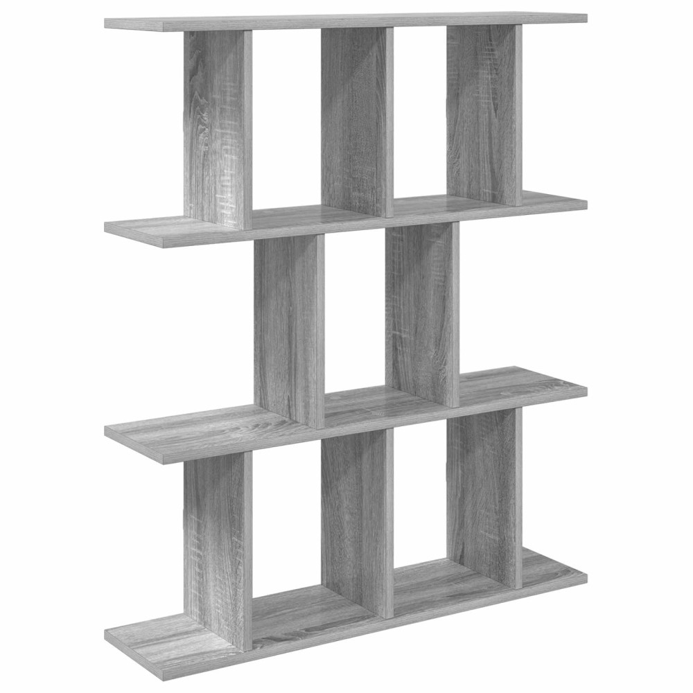 vidaXL Ράφι Τοίχου Γκρι Sonoma 102 x 20 x 96 εκ Επεξεργασμένο Ξύλο