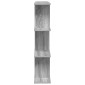 vidaXL Ράφι Τοίχου Γκρι Sonoma 102 x 20 x 96 εκ Επεξεργασμένο Ξύλο