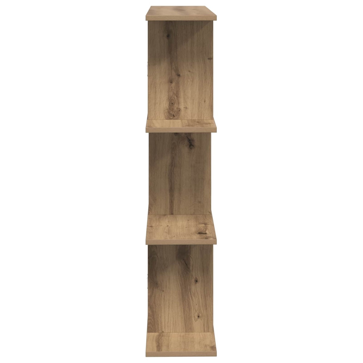 vidaXL Ράφι Τοίχου Artisan Δρυς 102 x 20 x 96 εκ Επεξεργασμένο Ξύλο
