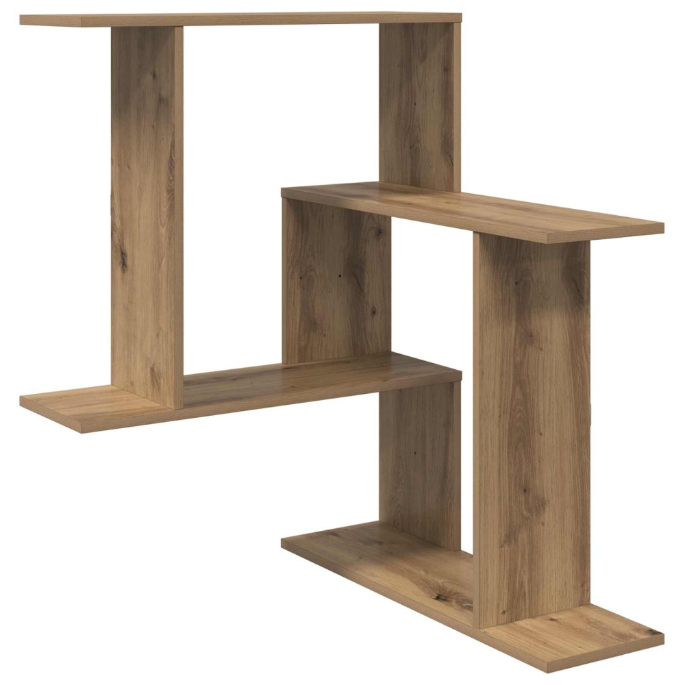 vidaXL Ράφι Τοίχου Artisan Δρυς 67 x 67 x 87 εκ. Επεξεργασμένο Ξύλο