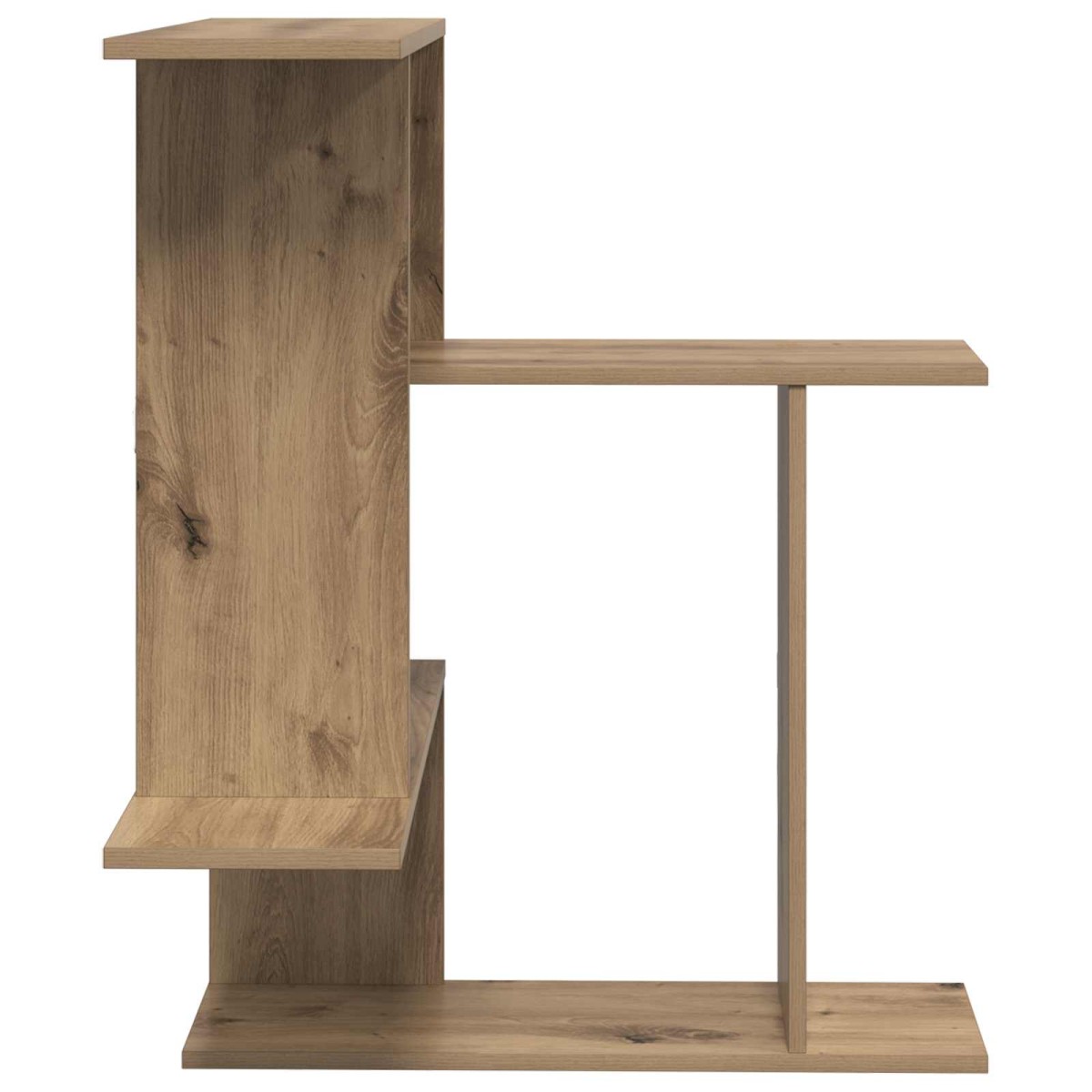 vidaXL Ράφι Τοίχου Artisan Δρυς 67 x 67 x 87 εκ. Επεξεργασμένο Ξύλο
