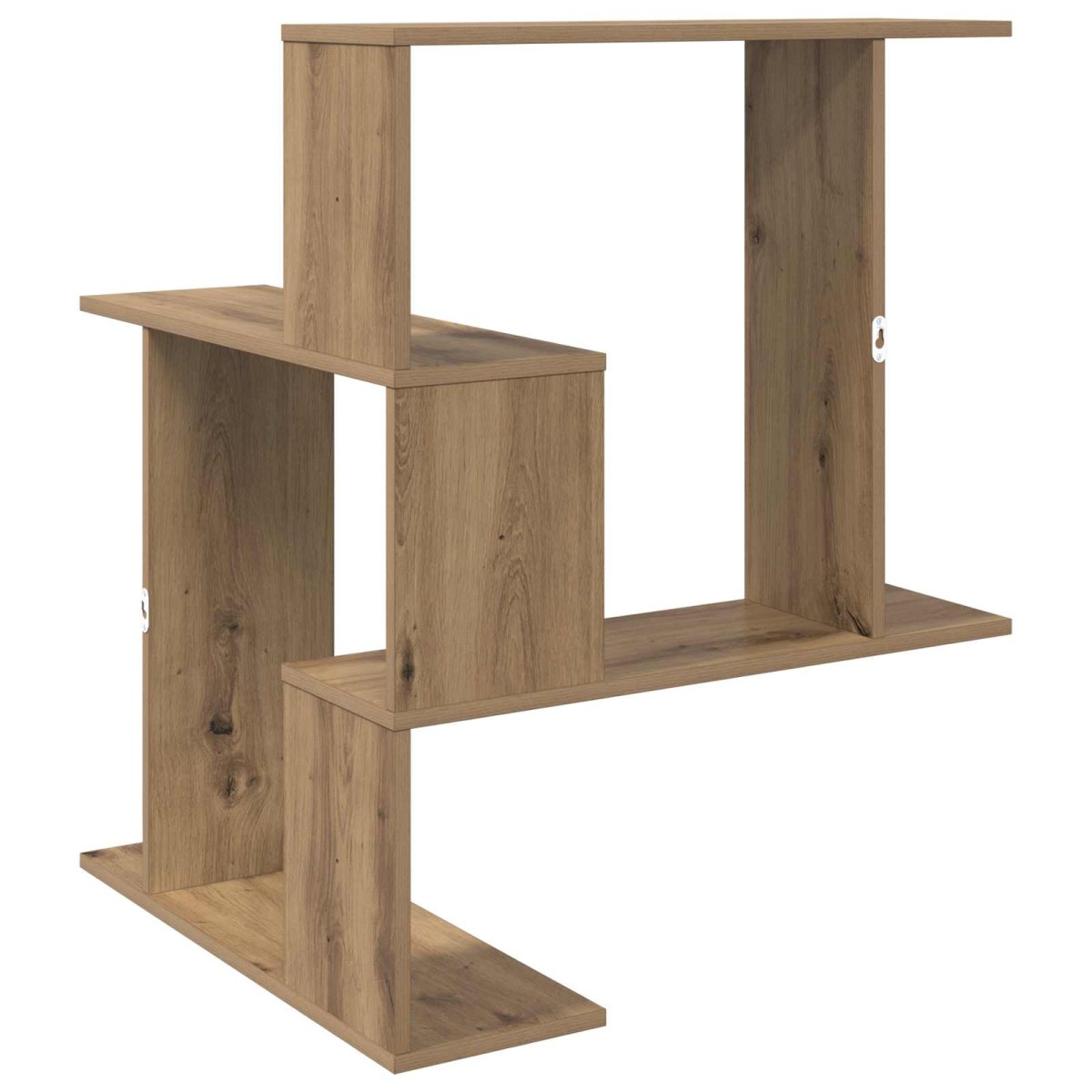 vidaXL Ράφι Τοίχου Artisan Δρυς 67 x 67 x 87 εκ. Επεξεργασμένο Ξύλο