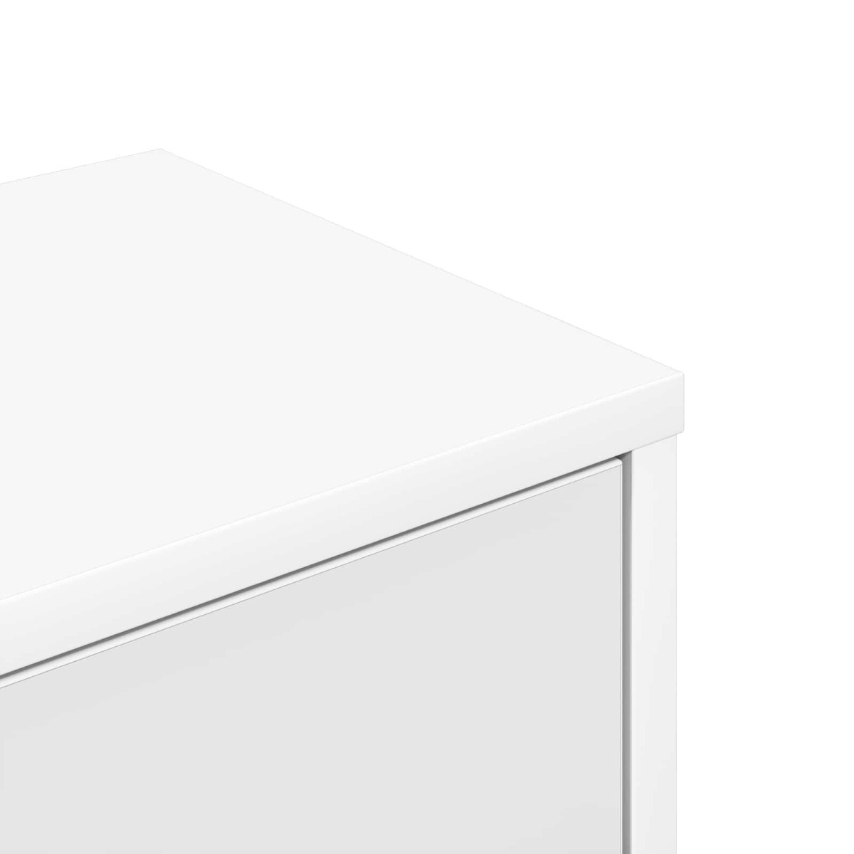 vidaXL Ράφι Γωνίας Τοίχου Λευκό 48 x 48 x 120 εκ. Επεξεργασμένο Ξύλο