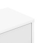 vidaXL Ράφι Γωνίας Τοίχου Λευκό 48 x 48 x 120 εκ. Επεξεργασμένο Ξύλο