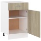 vidaXL Ντουλάπι με Συρτάρι Sonoma Δρυς 50x46x81,5 εκ. Μοριοσανίδα