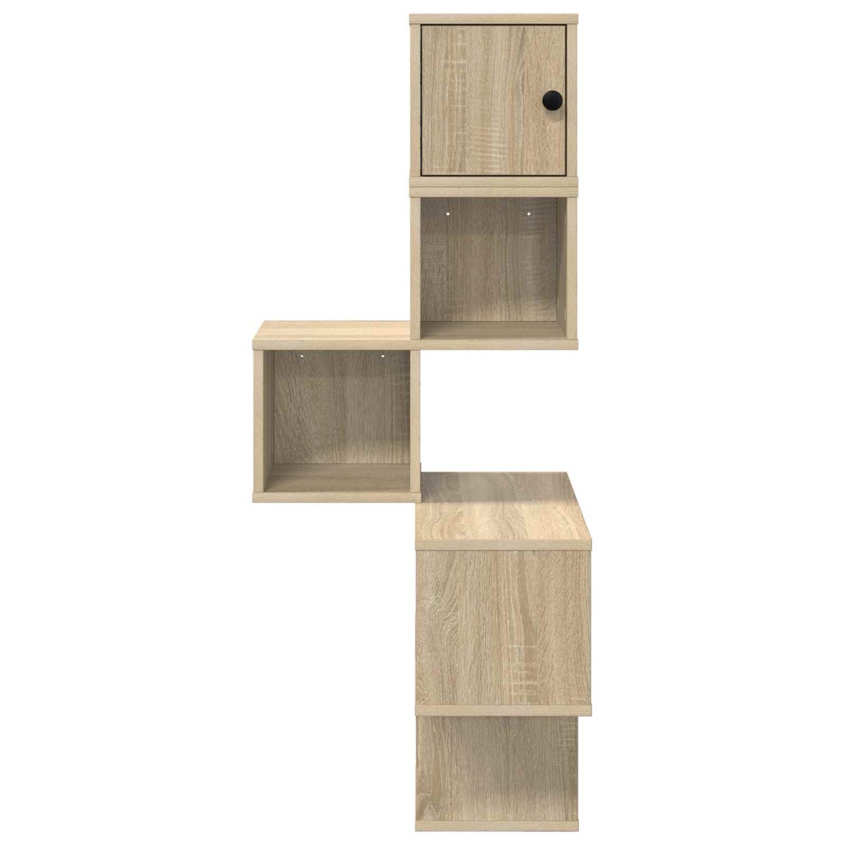 vidaXL Ράφι Γωνίας Τοίχου Sonoma Δρυς 48 x 48 x 120 εκ.