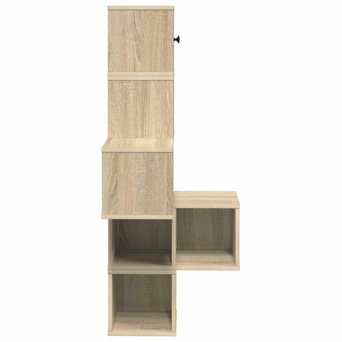 vidaXL Ράφι Γωνίας Τοίχου Sonoma Δρυς 48 x 48 x 120 εκ.