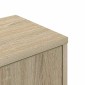 vidaXL Ράφι Γωνίας Τοίχου Sonoma Δρυς 48 x 48 x 120 εκ.