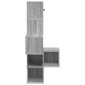 vidaXL Ράφι Γωνίας Τοίχου Γκρι Sonoma 48 x 48 x 120 εκ.