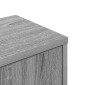 vidaXL Ράφι Γωνίας Τοίχου Γκρι Sonoma 48 x 48 x 120 εκ.