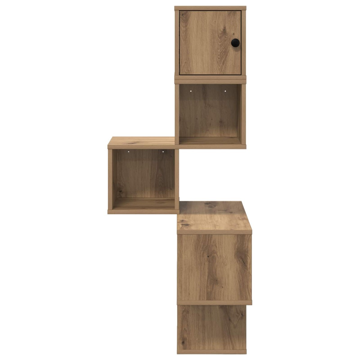 vidaXL Ράφι Γωνίας Τοίχου Artisan Δρυς 48 x 48 x 120 εκ.