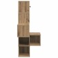 vidaXL Ράφι Γωνίας Τοίχου Artisan Δρυς 48 x 48 x 120 εκ.