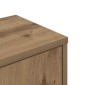 vidaXL Ράφι Γωνίας Τοίχου Artisan Δρυς 48 x 48 x 120 εκ.