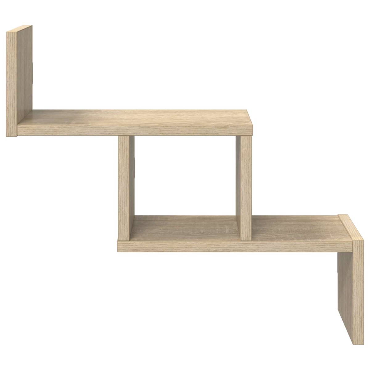 vidaXL Ράφι Τοίχου Sonoma Δρυς 48 x 15 x 42 εκ Επεξεργασμένο Ξύλο