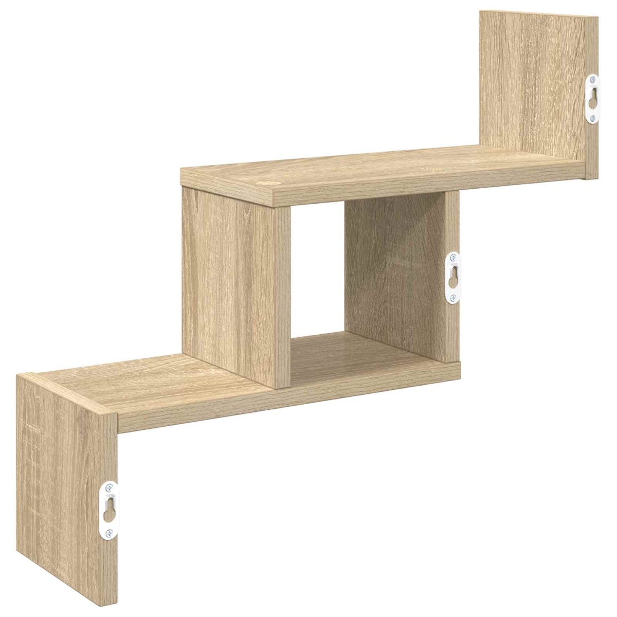 vidaXL Ράφι Τοίχου Sonoma Δρυς 48 x 15 x 42 εκ Επεξεργασμένο Ξύλο