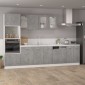 vidaXL Ντουλάπι με Συρτάρι Γκρι Σκυροδέματος 50x46x81,5 εκ Μοριοσανίδα