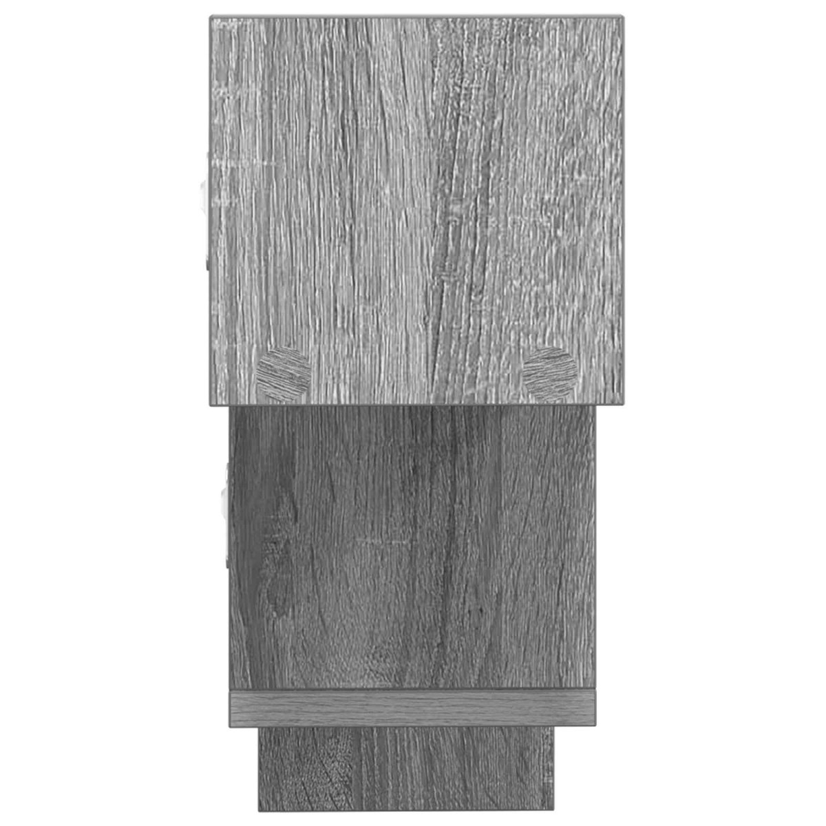 vidaXL Ράφι Τοίχου Γκρι Sonoma 48 x 15 x 42 εκ Επεξεργασμένο Ξύλο