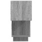 vidaXL Ράφι Τοίχου Γκρι Sonoma 48 x 15 x 42 εκ Επεξεργασμένο Ξύλο