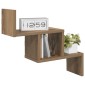 vidaXL Ράφι Τοίχου Artisan Δρυς 48 x 15 x 42 εκ Επεξεργασμένο Ξύλο
