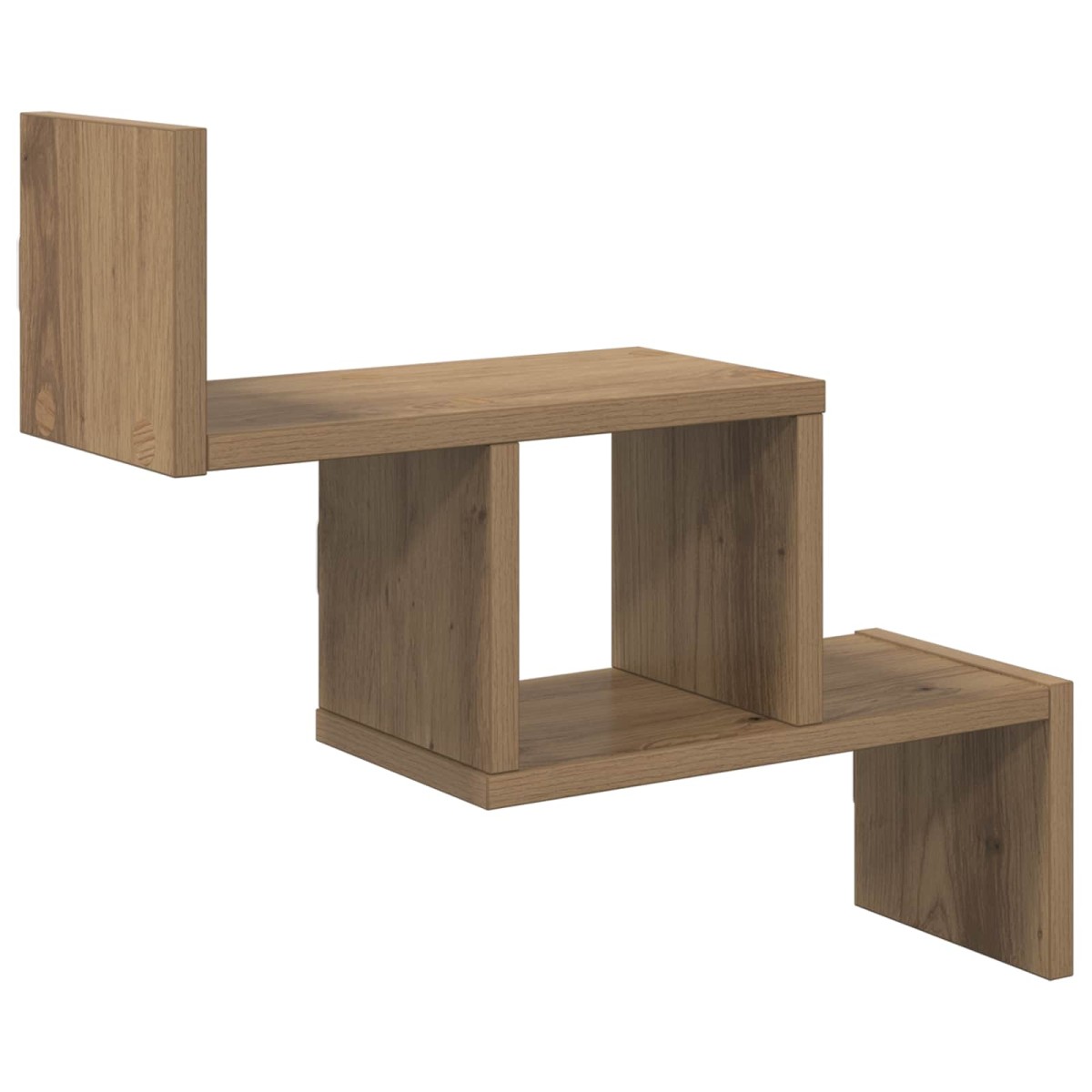 vidaXL Ράφι Τοίχου Artisan Δρυς 48 x 15 x 42 εκ Επεξεργασμένο Ξύλο