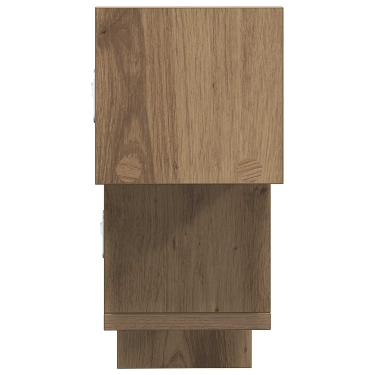 vidaXL Ράφι Τοίχου Artisan Δρυς 48 x 15 x 42 εκ Επεξεργασμένο Ξύλο