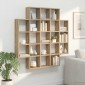 vidaXL Ράφι Τοίχου Sonoma Δρυς 100 x 13 x 100 εκ Επεξεργασμένο Ξύλο