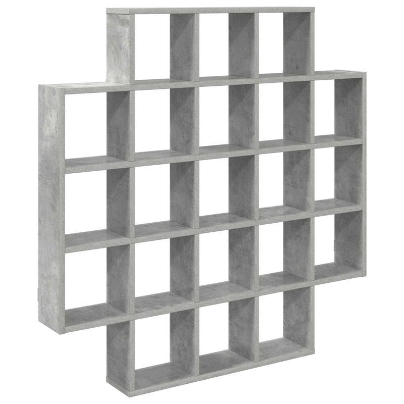 vidaXL Ράφι Τοίχου Γκρι Σκυροδέματος 100 x 13 x 100 εκ