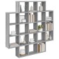 vidaXL Ράφι Τοίχου Γκρι Sonoma 100 x 13 x 100 εκ Επεξεργασμένο Ξύλο