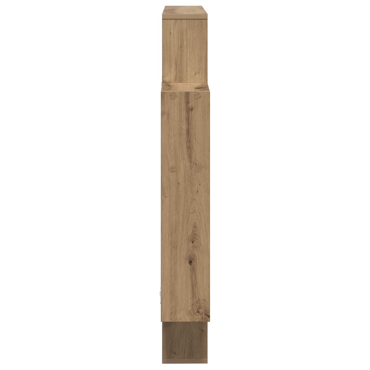 vidaXL Ράφι Τοίχου Artisan Δρυς 100 x 13 x 100 εκ Επεξεργασμένο Ξύλο