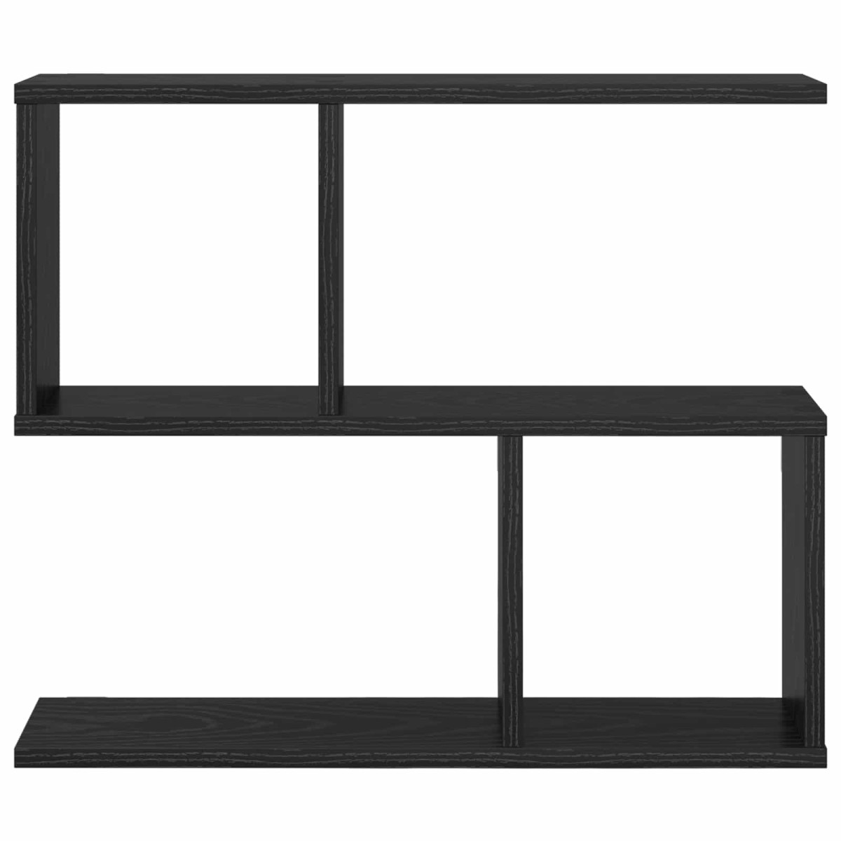 vidaXL Ράφι Τοίχου Μαύρη Δρυς 60 x 12 x 50,5 εκ Επεξεργασμένο Ξύλο
