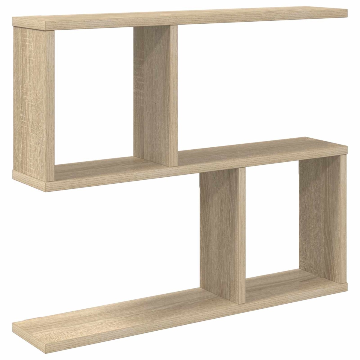 vidaXL Ράφι Τοίχου Sonoma Δρυς 60 x 12 x 50,5 εκ Επεξεργασμένο Ξύλο