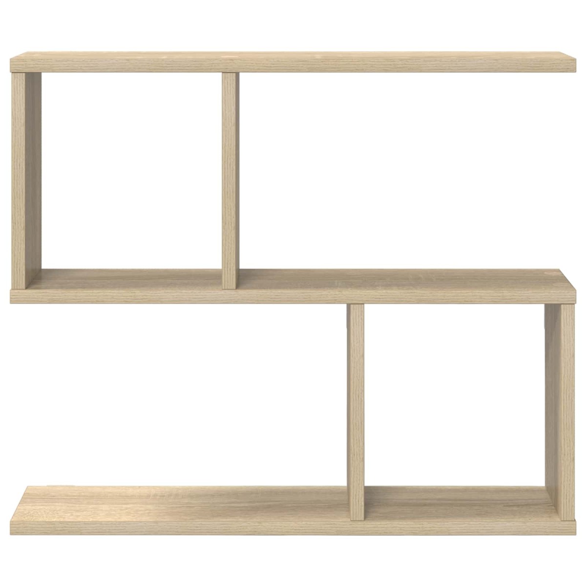 vidaXL Ράφι Τοίχου Sonoma Δρυς 60 x 12 x 50,5 εκ Επεξεργασμένο Ξύλο