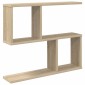 vidaXL Ράφι Τοίχου Sonoma Δρυς 60 x 12 x 50,5 εκ Επεξεργασμένο Ξύλο