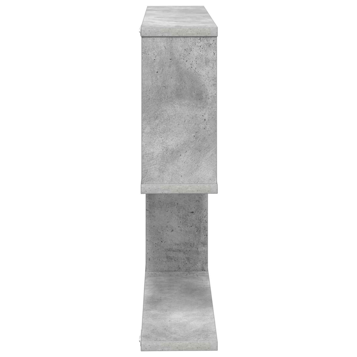 vidaXL Ράφι Τοίχου Γκρι Σκυροδέματος 60 x 12 x 50,5 εκ