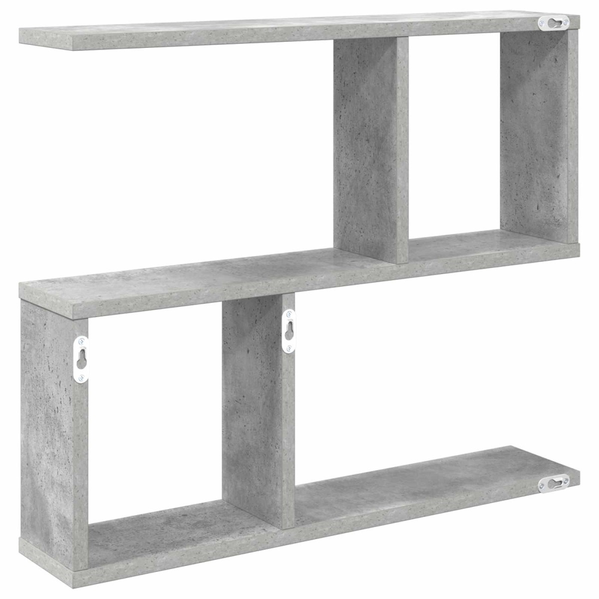 vidaXL Ράφι Τοίχου Γκρι Σκυροδέματος 60 x 12 x 50,5 εκ