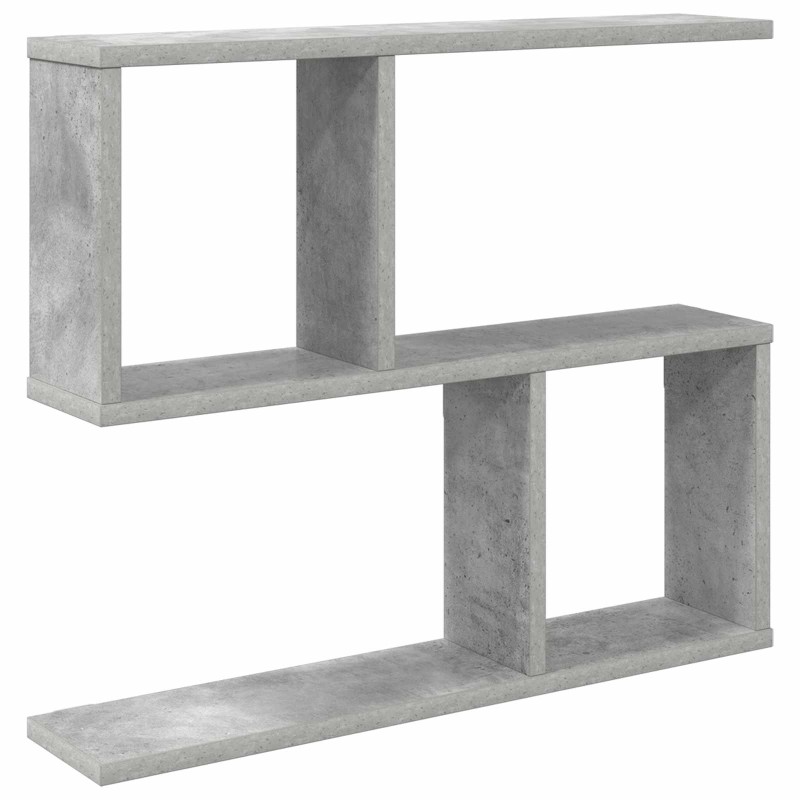 vidaXL Ράφι Τοίχου Γκρι Σκυροδέματος 60 x 12 x 50,5 εκ